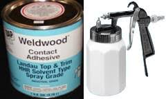 1 Gal. DAP Weldwood HHR Contact Cement and Eze Spray Gun